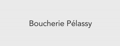 Boucherie Pélassy