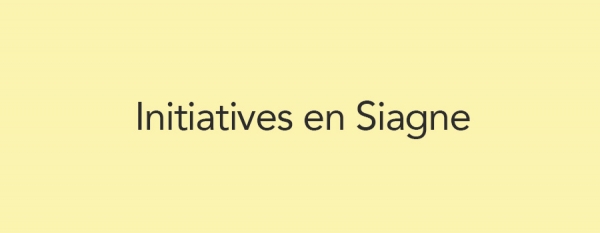 Initiatives en Siagne