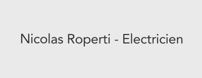 Nicolas Roperti - Electricien